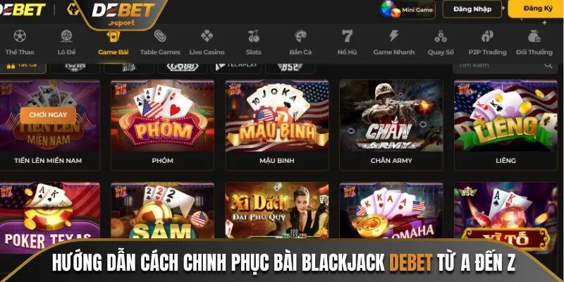 Blackjack Debet