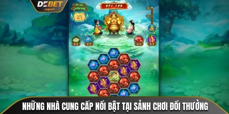 Những nhà cung cấp nổi bật nhất tại sảnh chơi đổi thưởng hấp dẫn