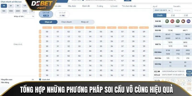 Giải Mã Đề Đặc Biệt Debet Và Hướng Dẫn Cách Chơi Chi Tiết 3 Tổng hợp những phương pháp soi cầu vô cùng hiệu quả
