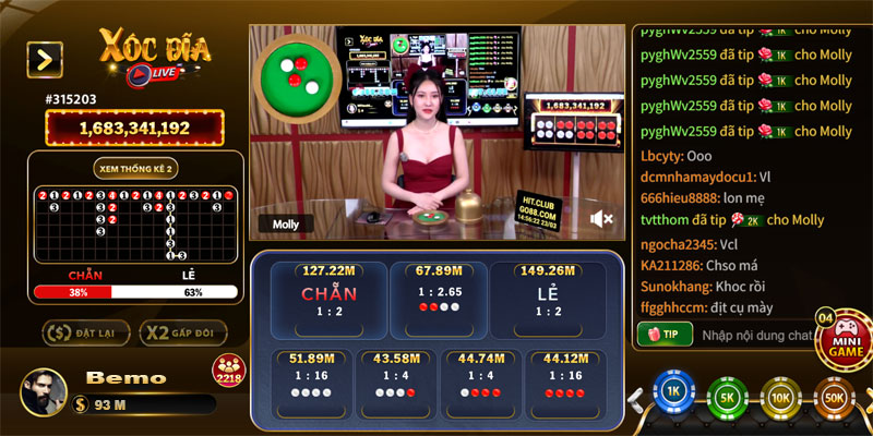 Tài khoản Bé mơ sau phiên lãi 80M tại Live Xóc đĩa Debet